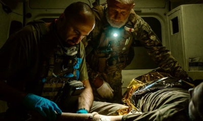 Blacked-out ambulances and bomb-cratered roads: On the night shift with Ukraine&#039;s military medics