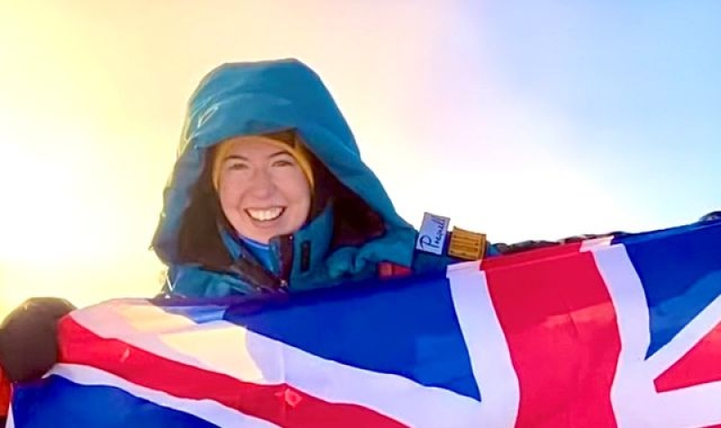 British woman completes &#039;emotional&#039; challenge to become youngest female to climb the world&#039;s 14 highest mountains