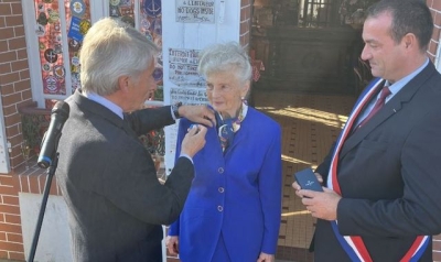 D-Day cafe owner Arlette Gondree handed prestigious French honour