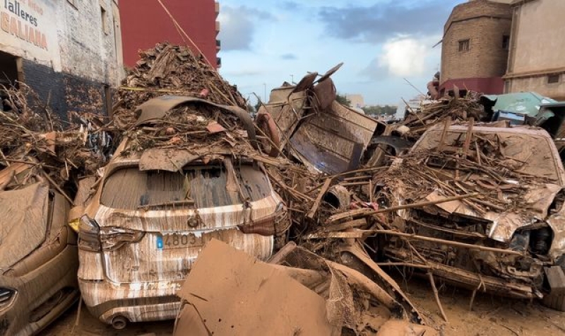 Lives have been ripped apart by the floods in Spain - with utterly random damage everywhere