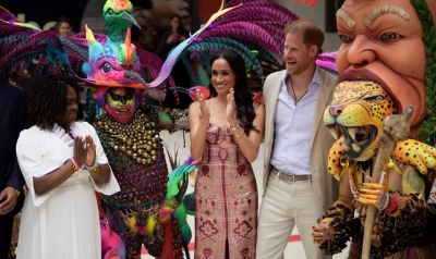 Prince Harry and Meghan arrive in Colombia after vice president &#039;moved&#039; by Netflix documentary