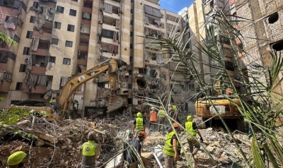 Anxious families line the pavement as dozens remain missing in the rubble days after Israel&#039;s strike on Beirut