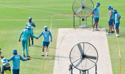 Pakistan use patio heaters and giant fans on pitch ahead of final Test against England