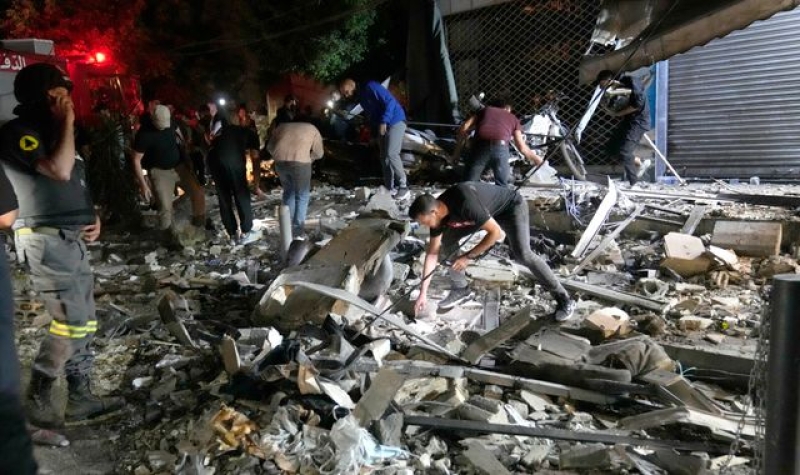 Lebanon: Six people killed in Israeli strike on Beirut block of flats, health ministry says