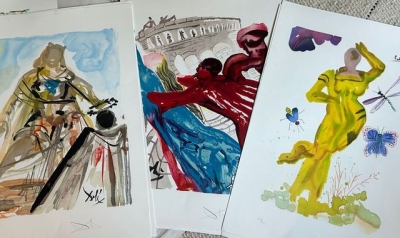 Salvador Dali prints found &#039;tucked away&#039; in London garage after 50 years