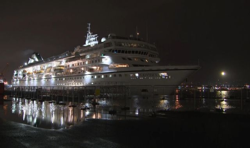 Villa Vie Odyssey passengers leave Belfast after waiting months for round-the-world cruise