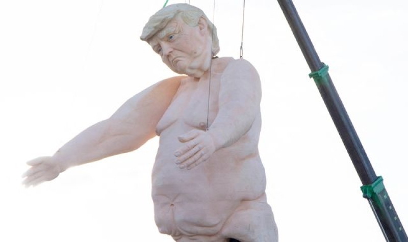 Naked Donald Trump statue near Las Vegas branded &#039;deplorable&#039;