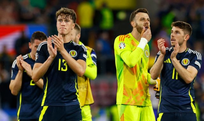 Euro 2024: Scotland keep chances of reaching knockout stages alive after 1-1 draw with Switzerland