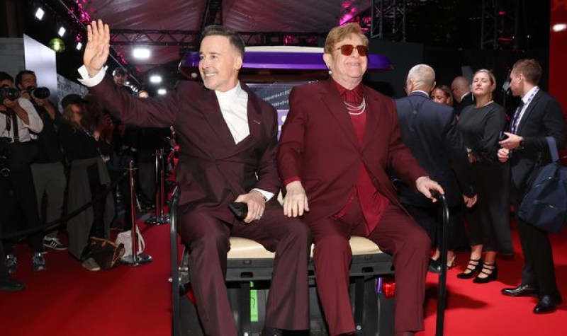 Sir Elton John makes first public appearance since revealing &#039;limited vision&#039;