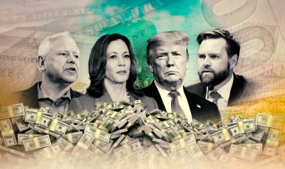 What are Donald Trump, Kamala Harris, JD Vance and Tim Walz worth?