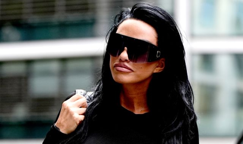 Katie Price in court for bankruptcy hearing