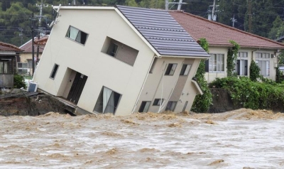 Seven people killed as Japan hit by landslides and floods, reports say